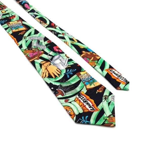 Nicole Miller Other - Nicole Miller Designer Vintage Mens Neckties 100% Silk Gift 1991 Gardening